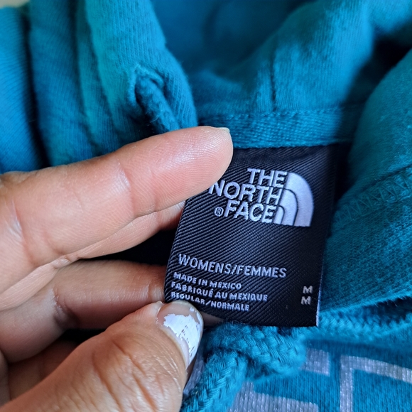 The North Face Teal Hoodie - Picture 7 of 7